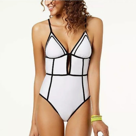 Hula Honey Removable Soft Cup One Piece Swimsuit - Picture 1 of 4
